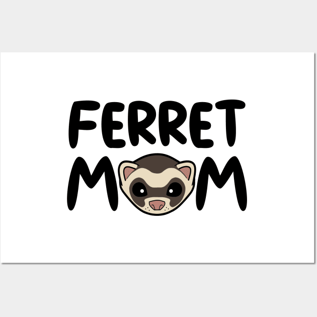 Ferret Mom Wall Art by CeeGunn